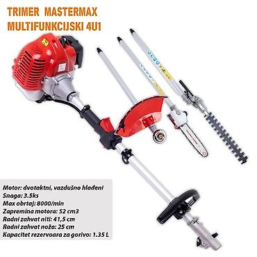 parkside cirkular: Trimer MASTERMAX multifunkcijski 4 u 1 - Motor: dvotaktni, vazdušno — 1