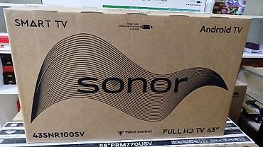 tv box android: Yeni Televizor Sony LED ekran 43" FHD (1920x1080), Ünvandan götürmə, Ödənişli çatdırılma, Rayonlara çatdırılma — 1