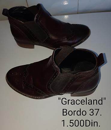deichmann mini boots: Graceland ženske čizmice – bordo boja, veličina 37. - Model — 2