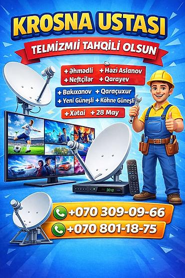 yoshiro televizor: Peyk antenalarının quraşdırılması | Quraşdırılma — 6