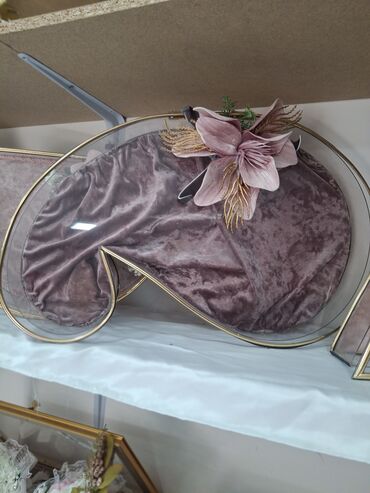 Toy aksesuarları: Toy və nişan üçün zərif hədiyyə/nişan səbəti və vitrin dəstləri - — 11