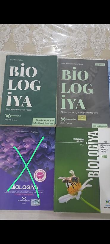turk kitabları: Biologiya Testlər 11-ci sinif, Güvən, 2-ci hissə, 2023 il — 2