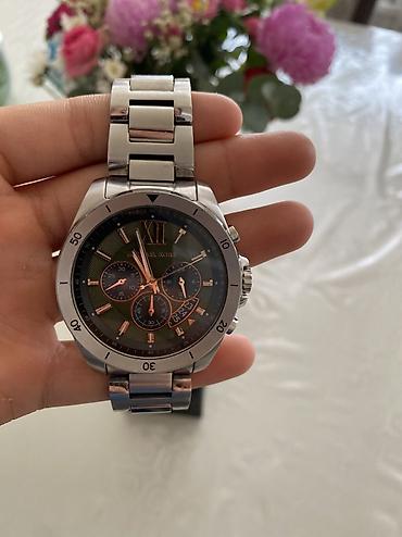 часы монако: Классические часы часы, Michael Kors, Серебро, Япония, Секундомер, Мужские, Б/у — 3