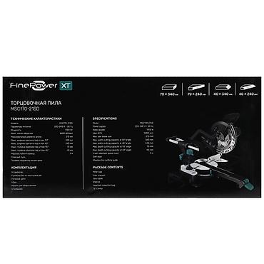Углорезы: Торцовочная пила FinePower XT MSC170-21SD мощностью 1700 Вт способна — 6
