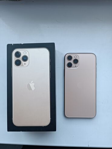 iphone 11 pro цена бу: IPhone 11 Pro, Колдонулган, 256 ГБ, Алтын, Куту, 89 %