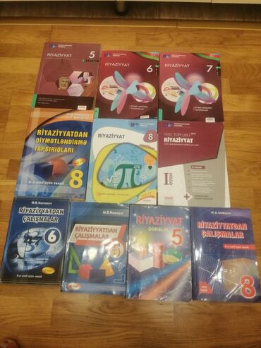 5 ci sinif riyaziyyat qiymetlendirme namazov cavablari: Riyaziyyat test toplusu və çalışmalar kitablari satılır, 5,6,7,8ci