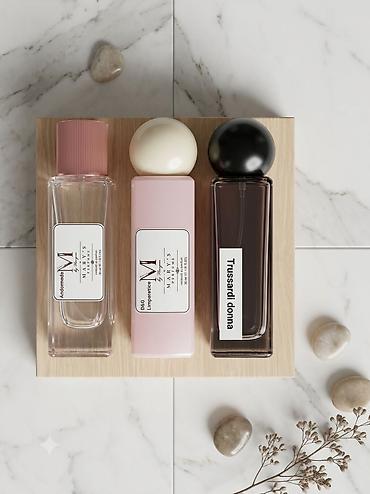 avon cherish parfum: Trussardi Donna (Sağdakı tünd şüşə): Elegat, asil və nəfis — 1