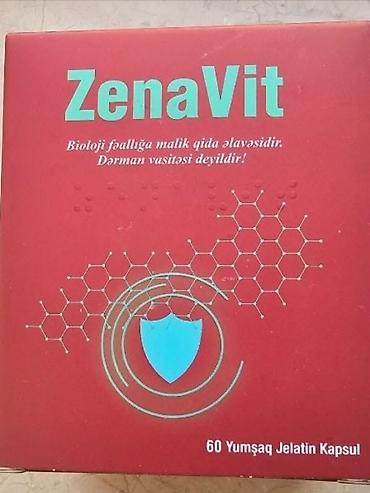 kapsul: Tarixi də göstərmişik. Zenavit - Içinde 40 dene kapsul var Qiymeti — 1