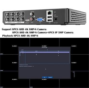dvr 8 port: DVR satılır. Təzədi. 8 AHD kanal, 4 IP kanal. 8mp dəstəkləyir — 2