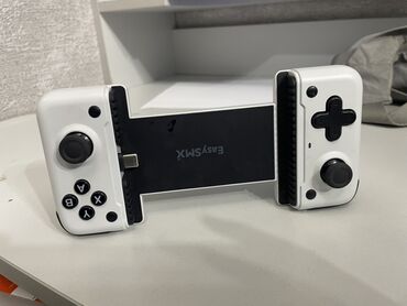 джойстик android: Геймпад-накладка для смартфона EasySMX (белый) - Телескопическая