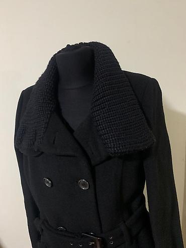 alt geyim: Palto, Mango, XL, rəng - Qara — 5