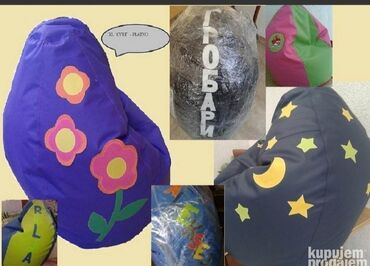 Fotelje: Novi Lazy bagovi, sašiveni duplim šavom sa koncem extra jačine. Naše — 6