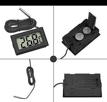 термометр: Sobanın içini göstərən elektron termometr Temperatur diapazonu -50 C° — 3