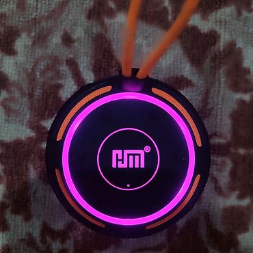 круглый: Портативная Bluetooth-колонка HJM с подсветкой - Компактный — 4