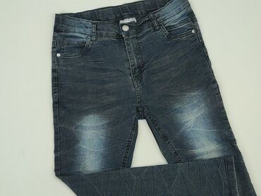 spodnie szeroka nogawka: Jeans, Destination, 11 years, 146, condition - Good