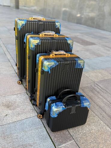 Чемоданы: Чемоданы фабрики "Kobe" - Материал ABC + полиэстер крепкая оболочка — 25