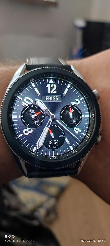 Наручные часы: Samsung Galaxy Watch3 (46 mm) ağıllı saat - Klassik dairəvi dizayn — 3