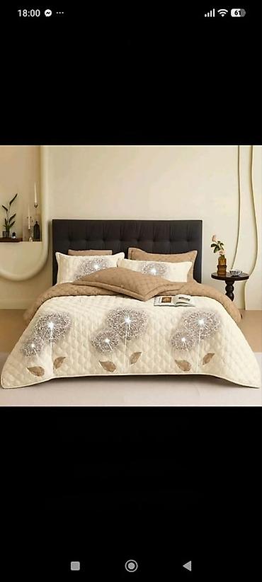 Ćebad i pokrivači: ✔ Bračni set • Čaršaf: 220×230 cm • Jorganska navlaka (step-deka) — 11