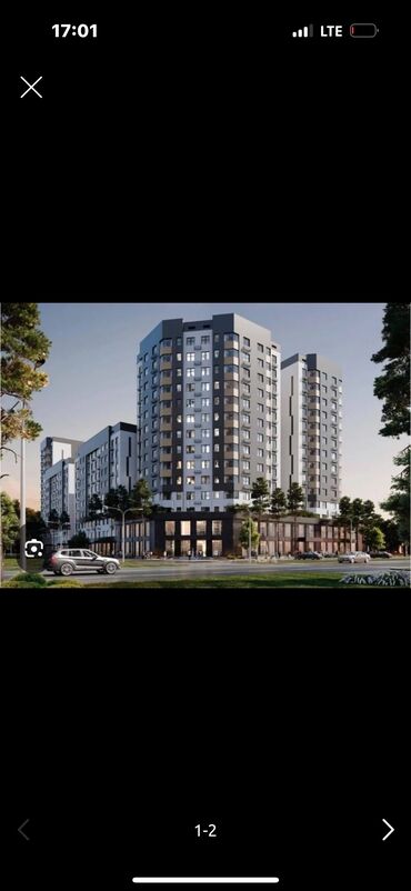 Продажа квартир: 1 комната, 38 м², 3 этаж, ПСО (под самоотделку)
