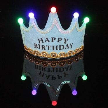 всё для праздника: Корона светодиодная ( с подсветкой) для дня рождения для