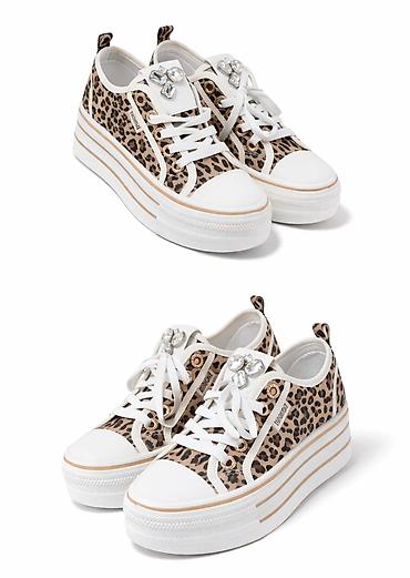 Patike: Ženske patike sa leopard printom i platformom, dizajnirane za udobnost — 2