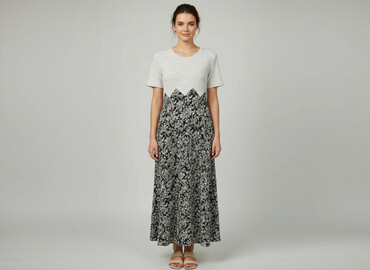 sukienki na wesele maxi plus size: Women`s dress, size M