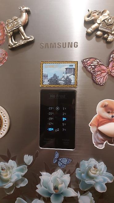 Soyuducular: İşlənmiş 2 qapılı Samsung Soyuducu Satılır, rəng - Gümüşü — 1