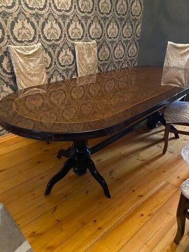 стоячий стол: Qonaq masası, İşlənmiş, Açılan, MDF, Oval masa