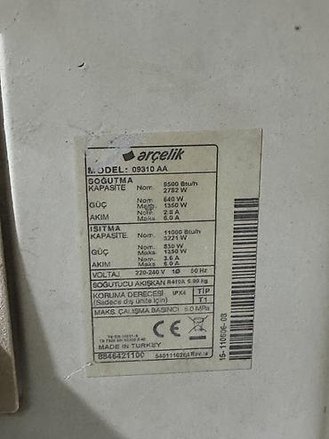 60 kv kondisioner: Kondisioner Artel, İşlənmiş, 50-60 kv. m, Split sistem, Kredit yoxdur — 3