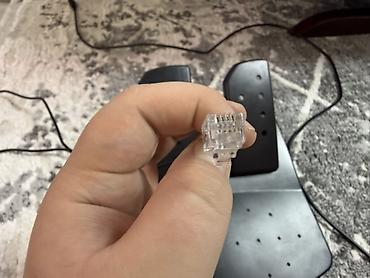 Рули: Игровой руль с педалями для ПК/консолей - Комплект: руль с лепестками — 1