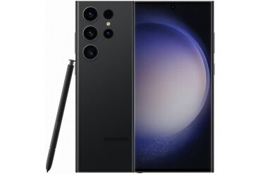 s23 ультра: Samsung Galaxy S23 Ultra, Б/у, 256 ГБ, цвет - Черный, 2 SIM