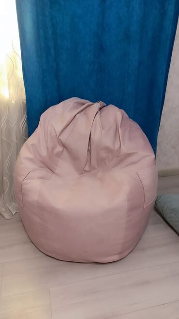 Пуфики: Новый, Пуфик-стул, Велюровая ткань, цвет - Розовый, Нет доставки