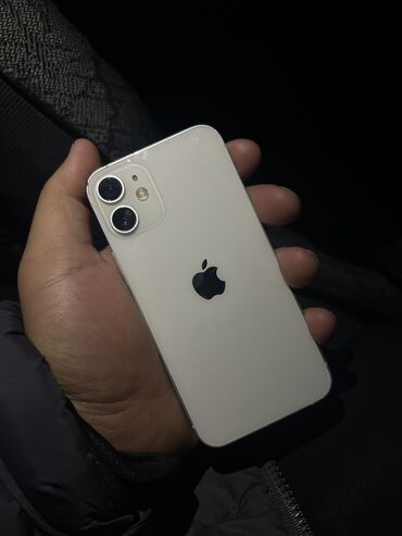 покупка продажа бу телефонов: IPhone 12 mini, Б/у, 128 ГБ, Белый, 75 %