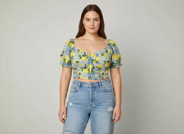 czarne prążkowane bluzki: Primark, Топ жіночий, розмір XL