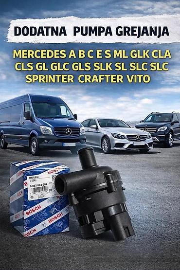 DODATNA PUMPA GREJANJA MERCEDES SPRINTER CRAFTER VITO | dodatna