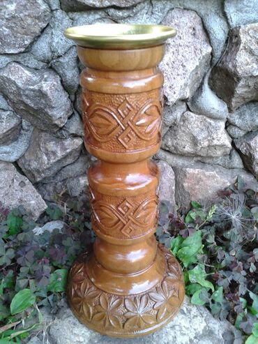 ruza za slavsku svecu: Candlestick, color - Brown, New