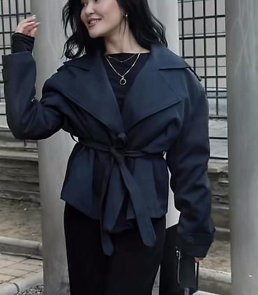 Плащи: НОВЫЙ Короткий тренч/куртка под ZARA размер L (48) Элегантный — 1