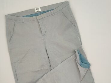 woskowane spodnie z wysokim stanem h m: Vero Moda, Material trousers for women, size S (EU 36)