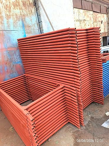 Металлические фермы: Fasad və daxili işlər üçün metal iskele sistemləri Məhsul təsviri: - — 1
