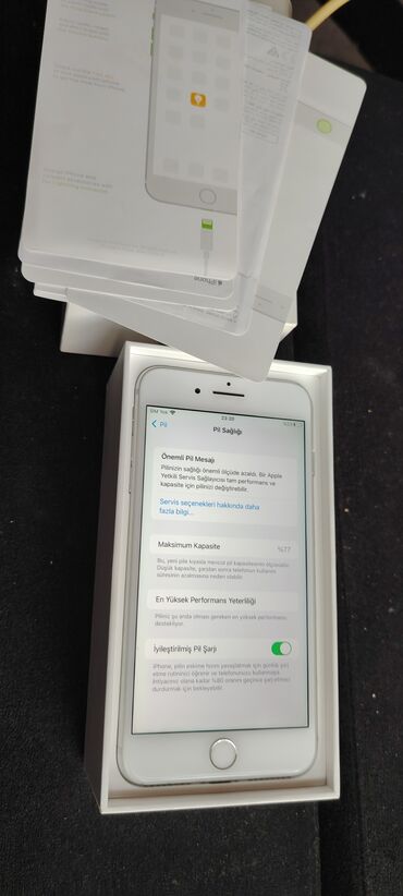 телефон fly fs507 cirrus 4: IPhone 7 Plus, 256 ГБ, Matte Silver, Отпечаток пальца, Face ID, С документами