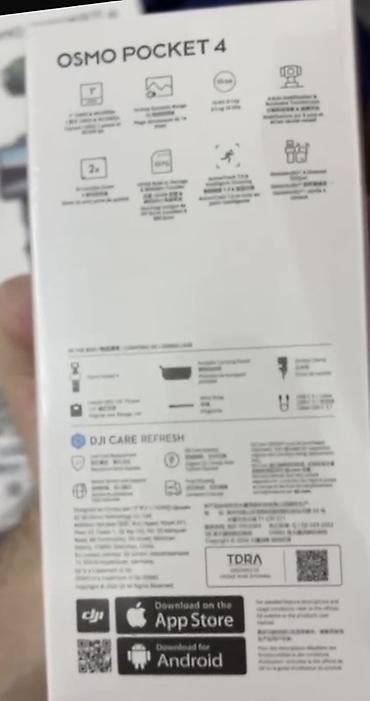 osmo pocket 3 creator combo: DJI Osmo Pocket 4 – Standard Combo - Cib ölçülü 3 oxlu stabilizatorlu — 2