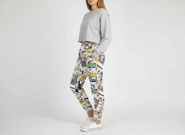 5 lat w paski bluzy w paski świat: ITALY FASHION, Sweatpants for women, size S