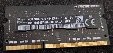 Оперативная память (RAM): Оперативная память, Б/у, Samsung, 4 ГБ, DDR3, 1600 МГц, Для ноутбука — 9