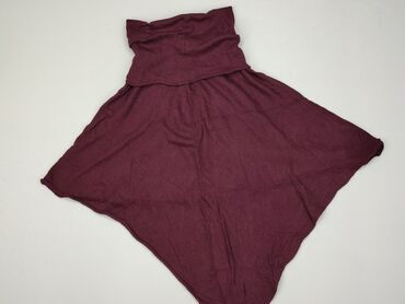 plisowane bordowa spódnice: Poncho, condition - Very good