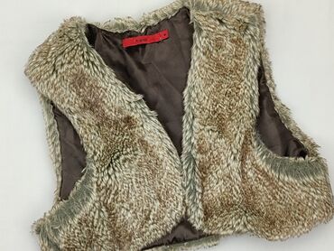 brązowa spódnice z zamszu: Waistcoat, M (EU 38), condition - Good