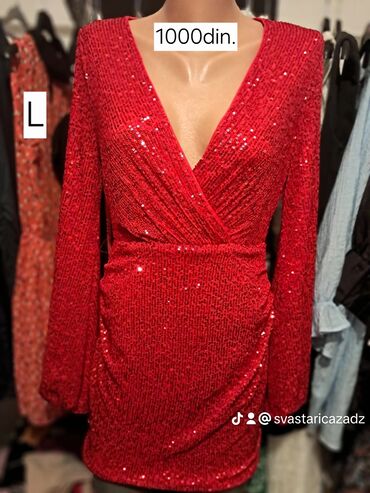 koferi na točkiće: Alyans L (EU 40), color - Red, Evening, Long sleeves at lalafo.rs koferi na točkiće: Alyans L (EU 40), color - Red, Evening, Long sleeves