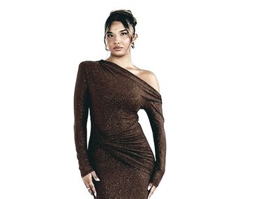 Haljine: XL, bоја - Crna, Koktel, klub, Dugih rukava — 12