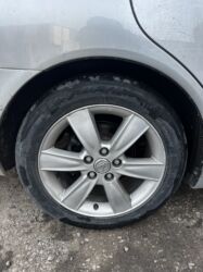 диски шины 13: Дисктер R 17 Lexus, Комплект, тешиктери - 5, Колдонулган