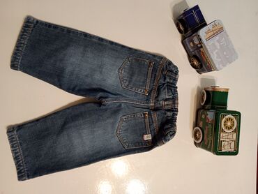 Pantalone: H&M LOGG farmerke za bebe Termo imaju pamučnu postavu Veličina 80 — 3