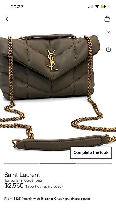 Saint Laurent Toy Puffer Shoulder Bag Продам сумку ysl оригинал. Цвет — 1